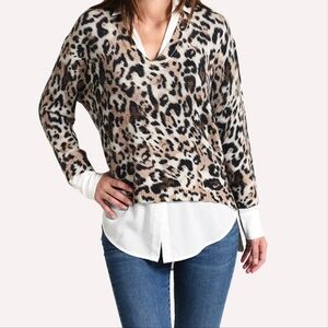 Brochu Walker V Neck Cashmere Blend Sweater